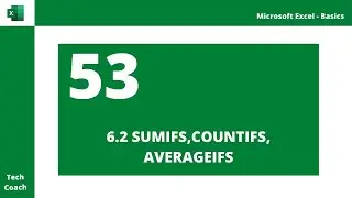 Average IF Function in Excel |SumIFS function Excel |CountIFS Function Excel|CountIF function excel