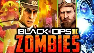 ALL BO3 ZOMBIES EASTER EGGS!! (SPEEDRUN) [BIRTHDAY WEEK!] (Call of duty: Black Ops 3 Zombies)