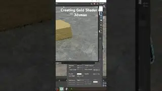 Create Stunning Gold Shader in 3dsmax using Vray. #3d #3dsmax #texturing