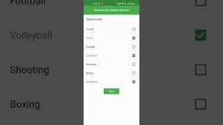 Checkbox with Multiple Selections