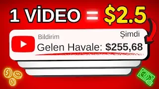30 SANİYELİK VİDEO İZLE $2.5 PARA KAZAN! 💰(YENİ YÖNTEM) - Video İzleyerek İnternetten Para Kazanma