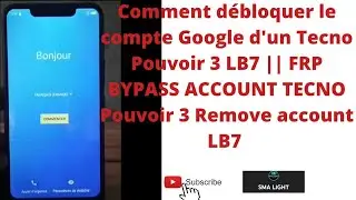 Comment débloquer un compte Google sur Tecno Pouvoir 3 LB7|| FRPBYPASSACCOUNT TECNO Pouvoir 3 Aire