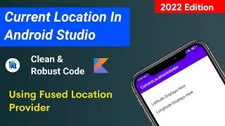 How to get current location in android studio using kotlin | Current location latitude and longitude