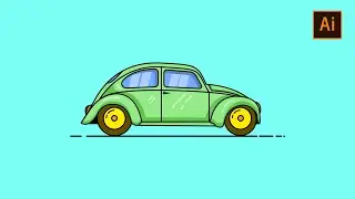 How To Make A Car Vector in Adobe Iluustrator | Adobe Illustrator