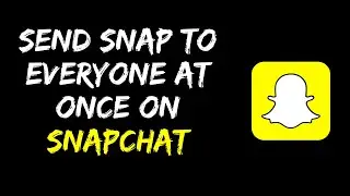 Send Snap to everyone at once | How to create Shortcut in Snapchat