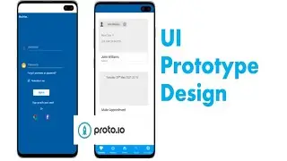 UI Design Prototype with Proto.io