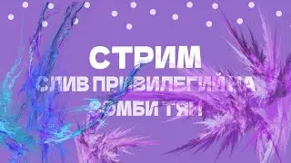 🔥СЛИВ ПРИВИЛЕГИЙ+ВЕБКА НА ЗОМБИ ТЯН CS 1.6🔥СТРИМ