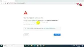 How To Fix Your Connection Is Not Private | How To Fix Your Connection Is Not Private Google Chrome