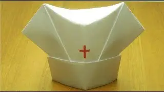 How to make medical hat out of paper origami