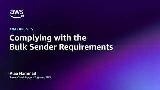 Amazon Simple Email Service: Complying with bulk sender requirements | Amazon Web Services