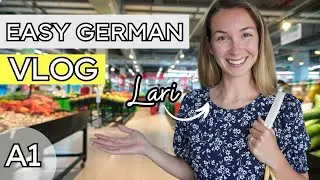 German Learning Vlog for Absolute Beginners | COMPREHENSIBLE INPUT