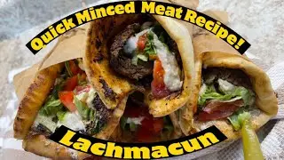 Easy Lachmacun Recipe! Quick Dinner Recipe!