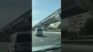 Массив Куйлюк, новое надземное метро. Ташкент. Ташкентская Кольцевая Автомобильная Дорога - ТКАД
