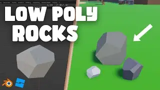 How to Make EASY Low Poly Rocks for Roblox