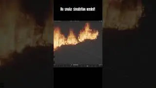🔥Make Fire in Blender! 🔥#blender3d #shorts #fire #geometrynodes #b3d