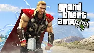 GTA 5 Mods - THOR MOD w/ THORS HAMMER & POWERS!! GTA 5 Thor Mod Gameplay! (GTA 5 Mods Gameplay)