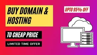 How to Buy (COM) Domain & Hosting to Cheapest Price | Limited Time Offer