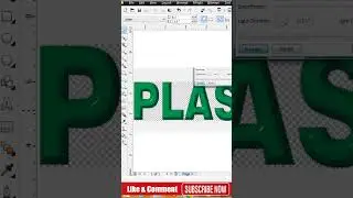 Plastic Effect In coreldraw short 