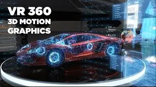 Hi-Tech 3D Motion Graphics | 360 Video 4K