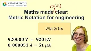 Metric Notation for engineering - Maths made really clear
