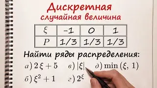 Дискретная случайная величина. Ряды распределения