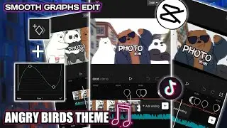 CAPCUT GRAPHS TUTORIAL #16 | ANGRY BIRDS THEME REMIX