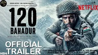 120 Bahadur | official Trailer | Farhan Akhtar | Conceptual | movie review #movie