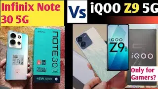 iQOO Z9 5G Vs Infinix Note 30 5G | Full Comparison 🔥 | Z9 Vs Note 30 | Android 14 Update | 2024