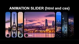 create an animated slider | css tutorial