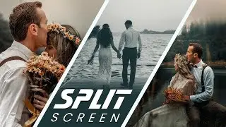 How to make a diagonal split screen on capcut