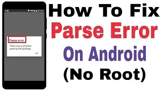 How To Fix Parse Error Android