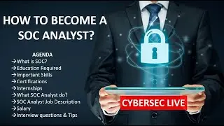 How to become a SOC Analyst? | ENTRY Level | Become a SOC Analyst | Full Guidance | Cybersec Live