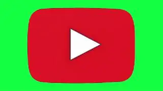 YouTube Icon Green Screen Logo Loop Chroma Animation