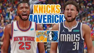 NEW LOOK MAVERICKS vs NEW LOOK KNICKS | NBA 2K24 (PS5)