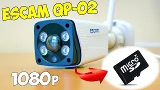 📸 IP КАМЕРА НАБЛЮДЕНИЯ С ОЧЕНЬ ШИРОКИМ УГЛОМ ОБЗОРА ESCAM QP-02