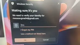 windows security make sure it's you, windows security making sure it's you pin solution