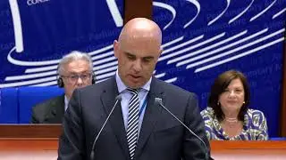 Alain Berset is elected Secretary General of the Council of Europe