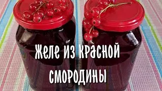 Желе из красной смородины на зиму.