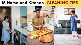 Collection of 15 Helpful Kitchen and Home Cleaning Tips | Must Try Cleaning Hacks