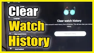 How to Delete Watch History & Search History on Youtube App on TV (Easy Method)