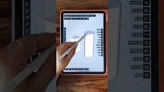 SketchUp On iPad |Day8| #shorts #sketchup #ipad #ipaddesign #drawing #sketchuptutorial  #ipadpro