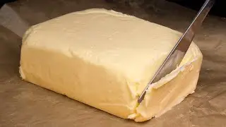 Nur 1 Zutat! HAUSGEMACHTE BUTTER! Gesünder und günstiger als im Laden gekauft!