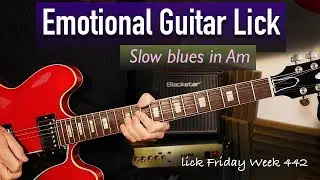 LOTS TO LEARN FROM ONE GUITAR LICK - Lick Friday Week 442