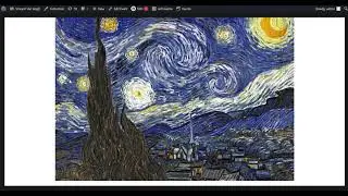 Wordpress Website: Vincent Van Gogh