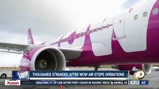 Thousands stranded after Wow Air shuts down