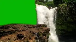 Green Screen Waterfall