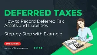 How to record Deferred Tax Assets & Liabilities - IRS Form 1120