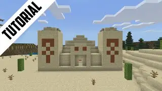 Minecraft: How to Build a Desert Temple (Step By Step)