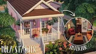 Shotgun Starter Home 🎷...(Sims 4 Speed Build)