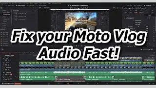 How to Use Noise Reduction & Vocal Channel Audio Effects in Davinci Resolve 17 for MotoVlog Footage